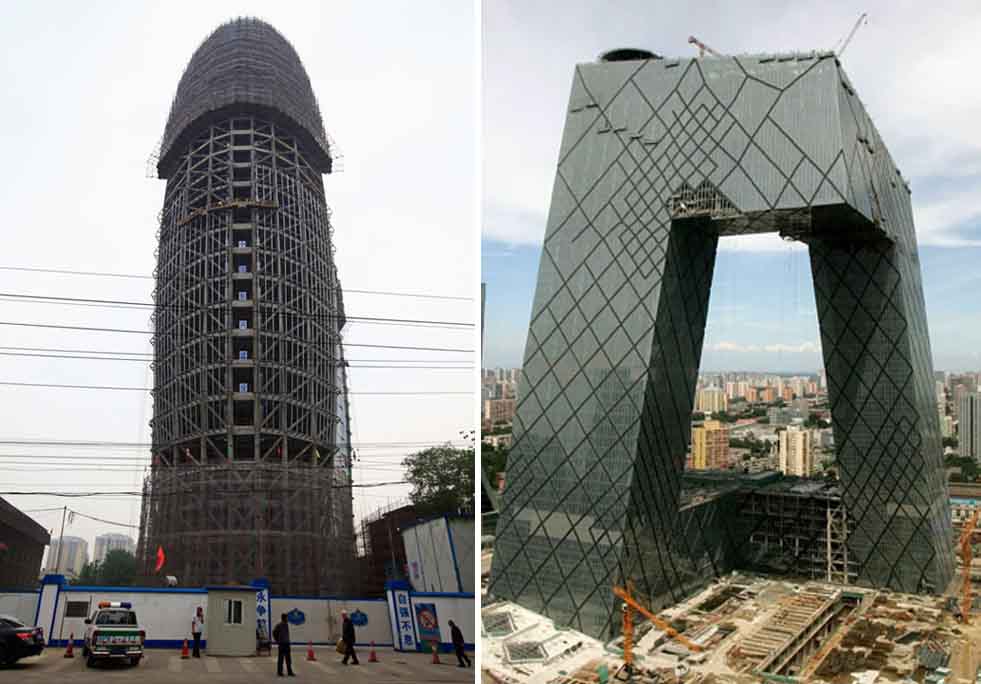 Gedung Harian Rakyat China Mirip Alat Vital Pria